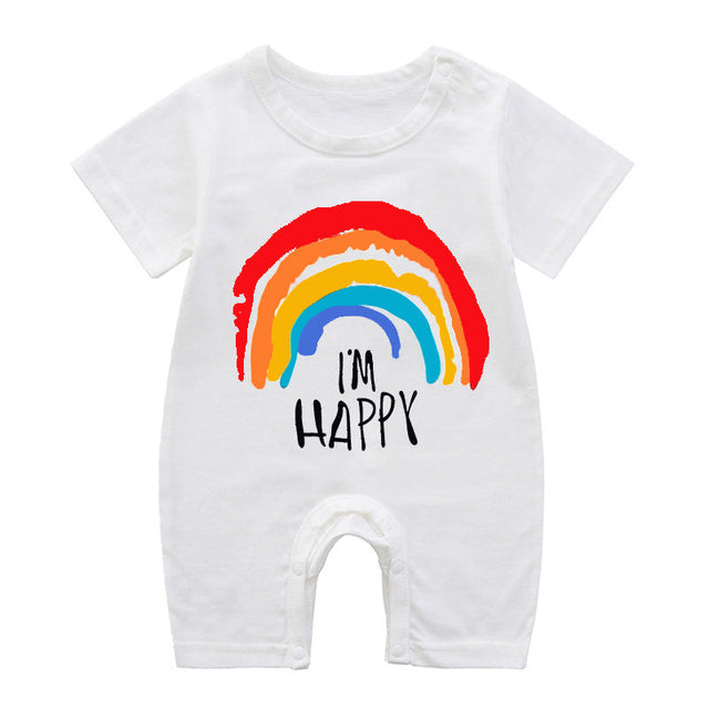 White Rainbow Summer Jumpsuit