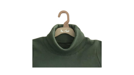 Winter-2024 - Ghousla Ghousla High Neck, Dark Green, 2X2 Rib