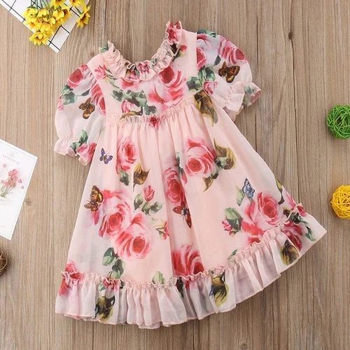 Floral Pink Frock