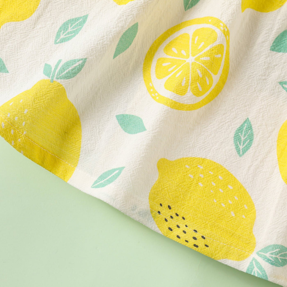1pc Baby Girl Plaid&Lemon&Fruit Sweet Dress - MomYom PK