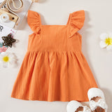 1pc Baby Girl Sleeveless Floral casual Dress - MomYom PK