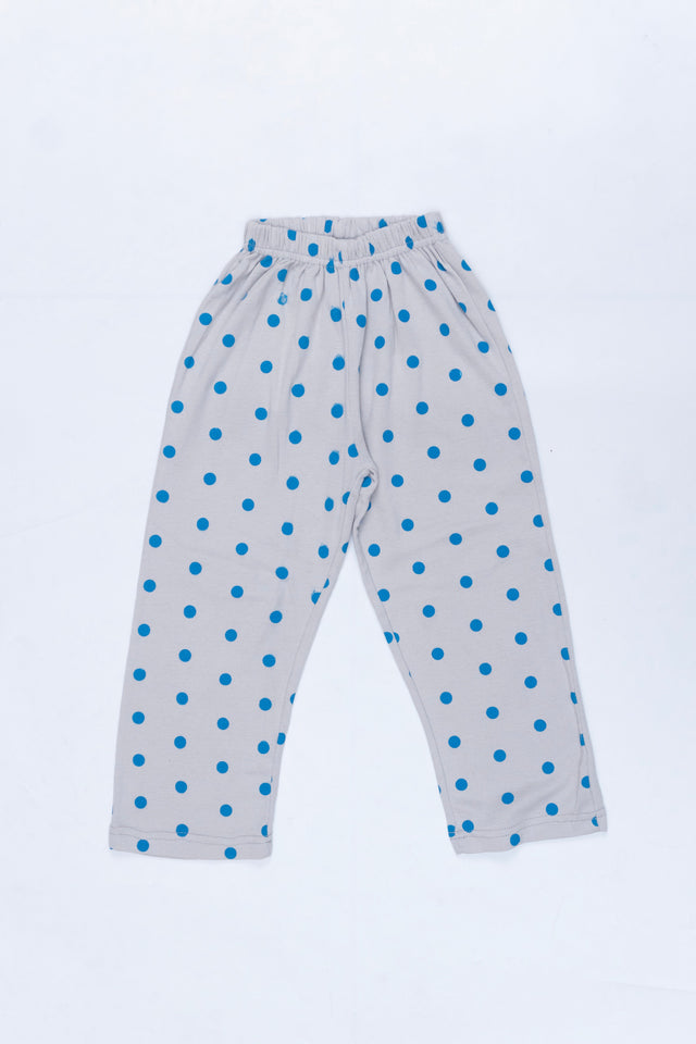 The Nest Basic Night Suit (Crew Neck) Polka Dot