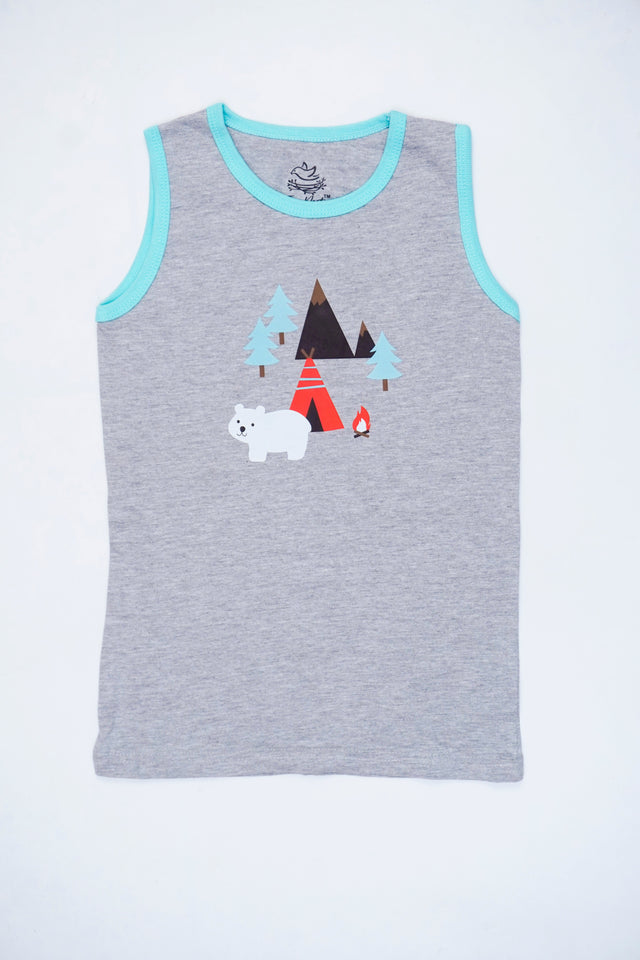 Adventure Begins Sleeveless tee