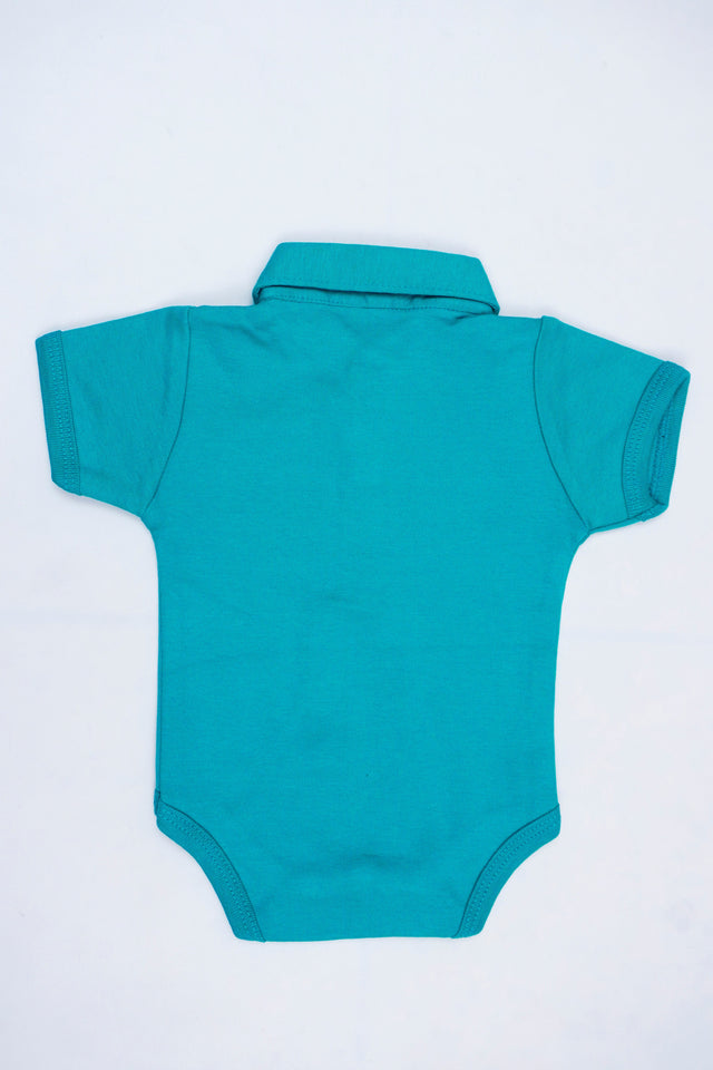 Dino Drive Short-sleeve Polo BodySuit