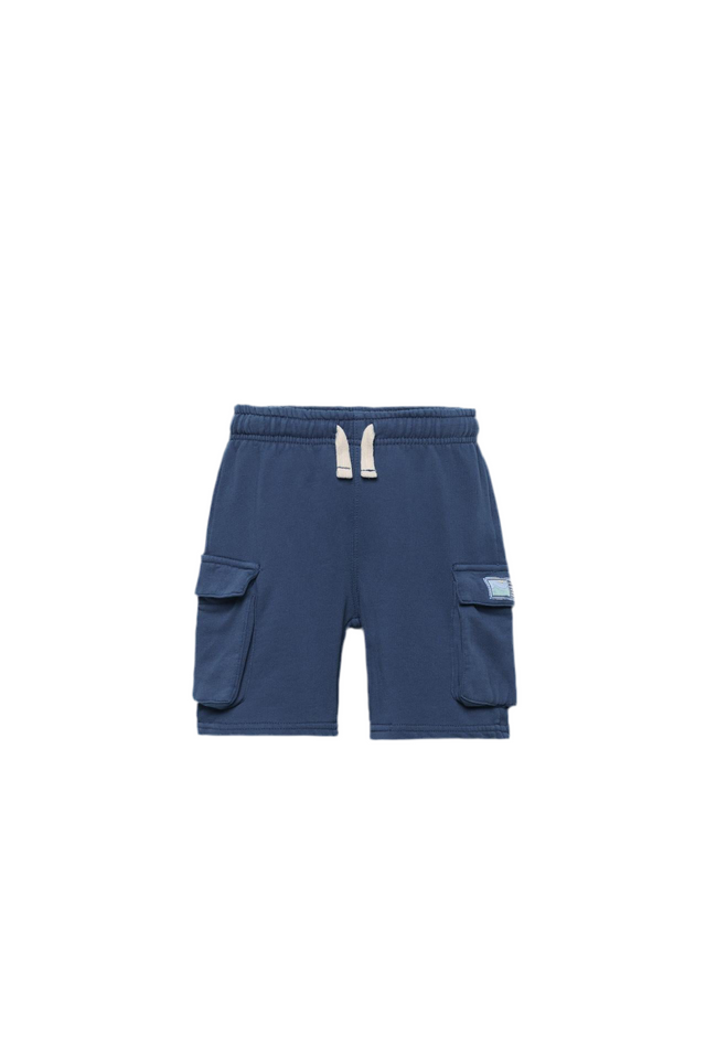 Cargo Shorts Plain Blue