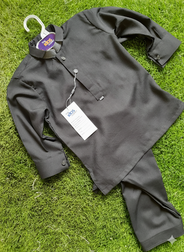 Boys Black Kurta Pajama Set – Elegant Kids Ethnic Wear