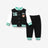 2pcs Baby Boy Casual Number Fabric Stitching Long Sleeve Set - MomYom PK