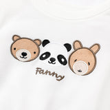 2pcs Baby Boy Childlike Animal Pattern Bear Long Sleeve Top and Pants Set - MomYom PK