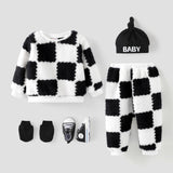 2pcs Baby Boy/Girl Casual Grid Long Sleeve Set - MomYom PK