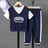 2pcs Toddler Boy Letters Print 2 In 1 Sports Top and Pants Set - MomYom PK