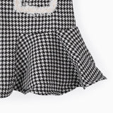 2pcs Toddler Girl Classic Grid/Houndstooth Dress Set - MomYom PK