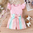 2pcs Toddler Girl Sweet Flutter - sleeve Tee and Stripe Belted Shorts Set - MomYom PK