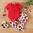 3pcs Baby Girl 95% Cotton Button Up Ribbed Bodysuit & Heart Print Flared Pants & Headband Set - MomYom PK