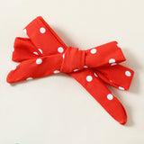 3pcs Baby Girl Polka Dots Bow Decor Colorblock Ruffle Two - piece Swimsuit & Headband Set - MomYom PK