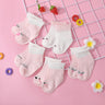 5 - pack Baby / Toddler Stripe Stars Cartoon Pattern Loose Mouth Socks - MomYom PK