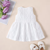 Baby Girl Cable Knit Button Up Tank Dress