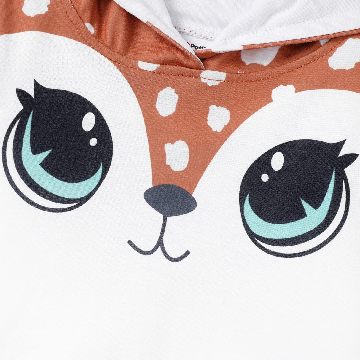 Toddler Girl Deer Pattern Long Sleeve Hooded Dress