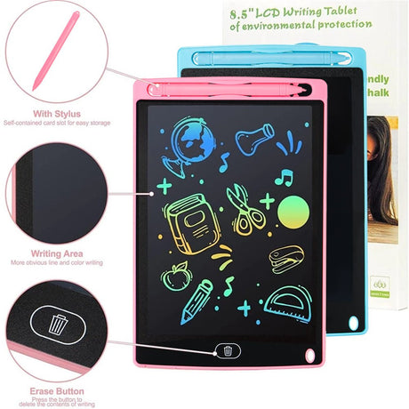 8.5 Inch LCD Drawing Tablet Kids Doodle Board Drawing Pad Painting Tools Toys for Boys Girls - MomYom PK