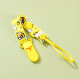 Adjustable Pacifier Clip with Braided Cord and Secure Clasp - Prevents Dropping - MomYom PK