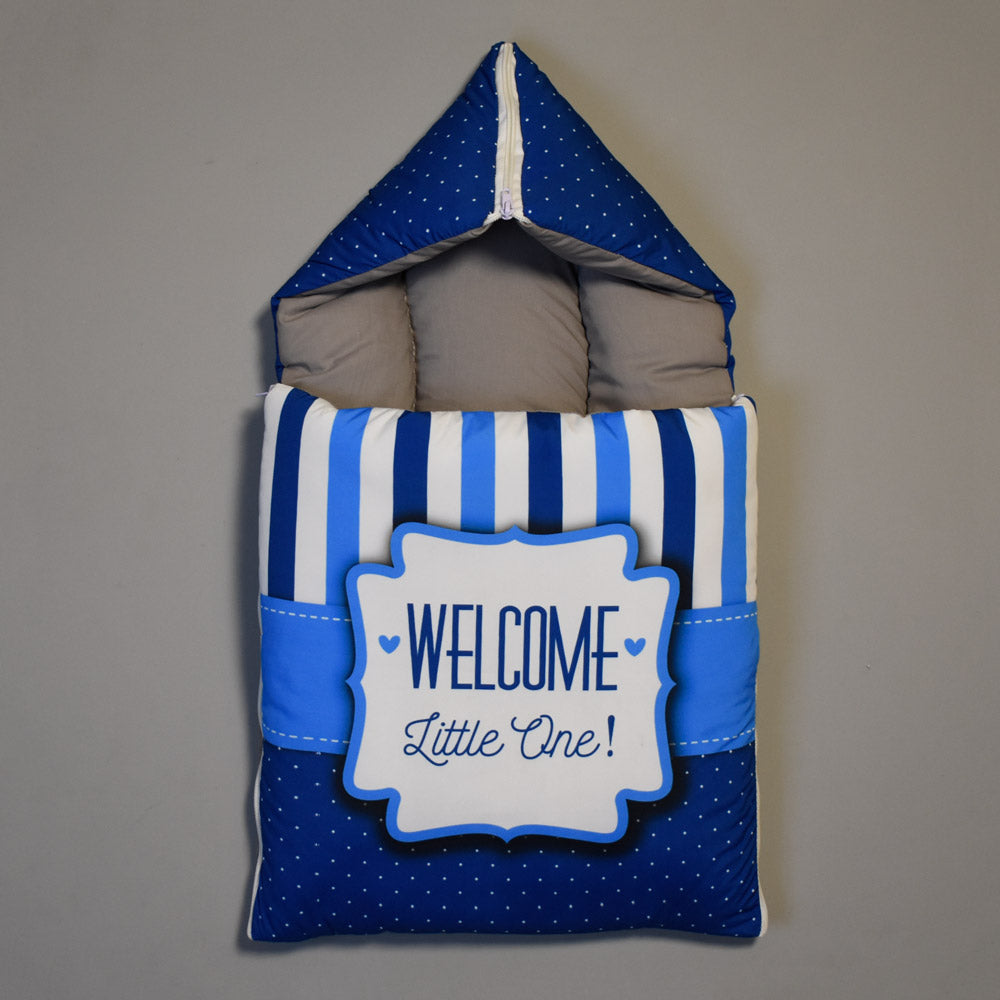 Welcome Blue Design Baby Carrynest