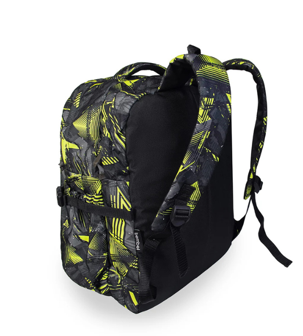 Bembel Abstract 2.0 Premium 18 Inch Polyester School Backpack for Boys & Girls – Spacious, Lightweight (100281)