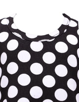 Frock A-Line White Polka Toddler