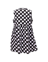 Frock A-Line White Polka Toddler