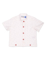 Bodysuit Fancy With Pleats Rust Infant