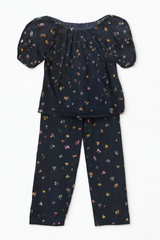 Co-Ord Set Off Black Butterfly Toddler