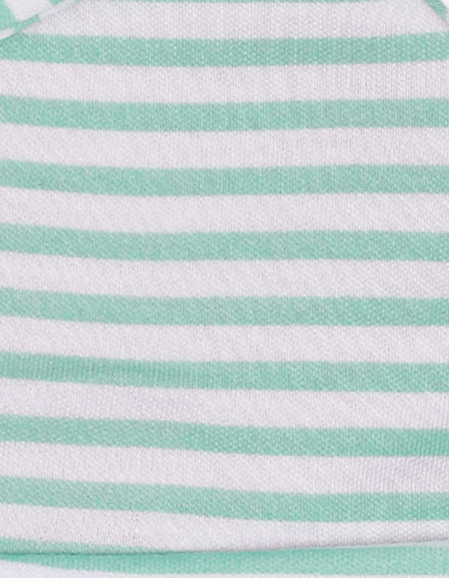 Cap Knotted Ferozi Stripes