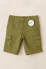 Bermuda twill lt green toddler