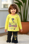 Girls Miracle Print Jersey Top & Pants Set