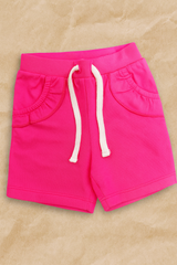 Shorts floral pocket s.pink infant
