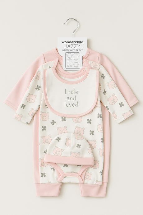 Wonderchild Jazzy 5 Piece Baby Starter Set