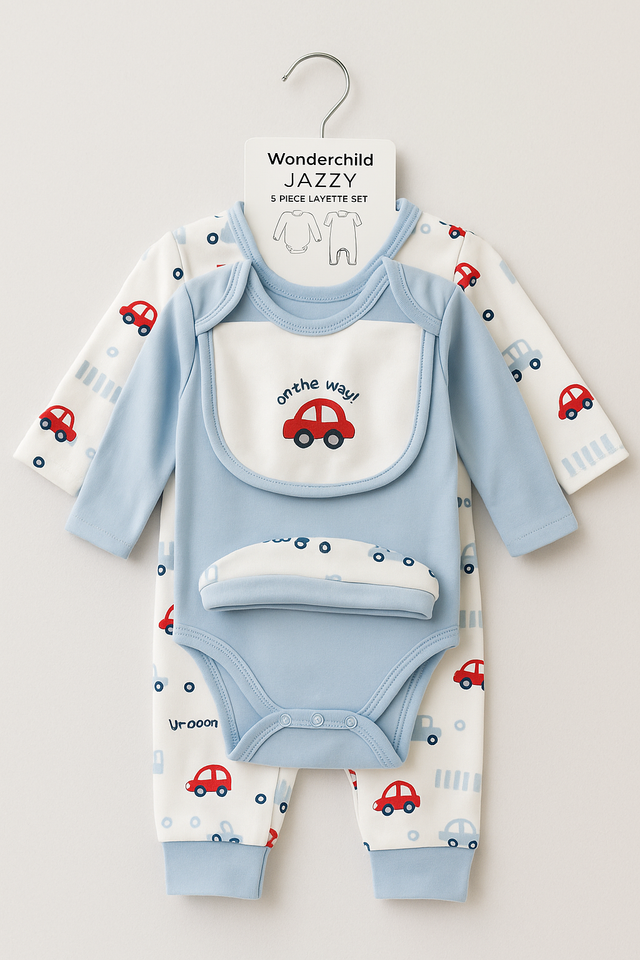 Wonderchild Jazzy 5 Piece Baby Starter Set