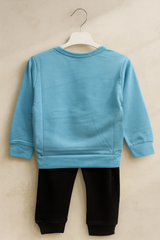 Kids Tracksuit with Draw Cord & CREW Style Screen Print