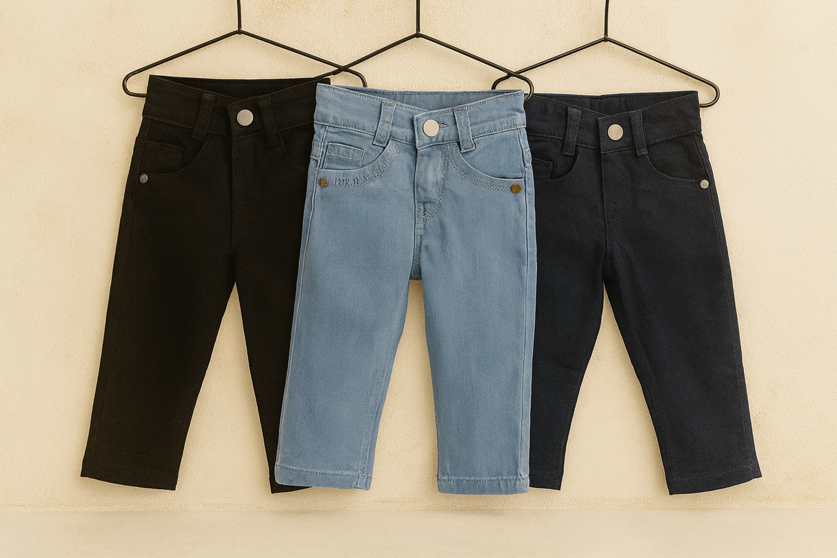 Kids Slim Fit Jeans with Classic 5-Pocket Design