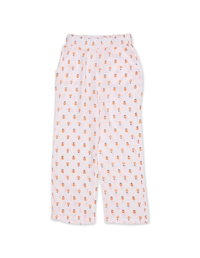 Co-Ord Set Off Lilac Flower Toddler