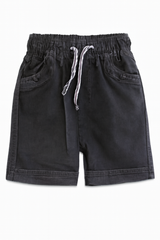Denim Shorts With Dori Black Grey Infant