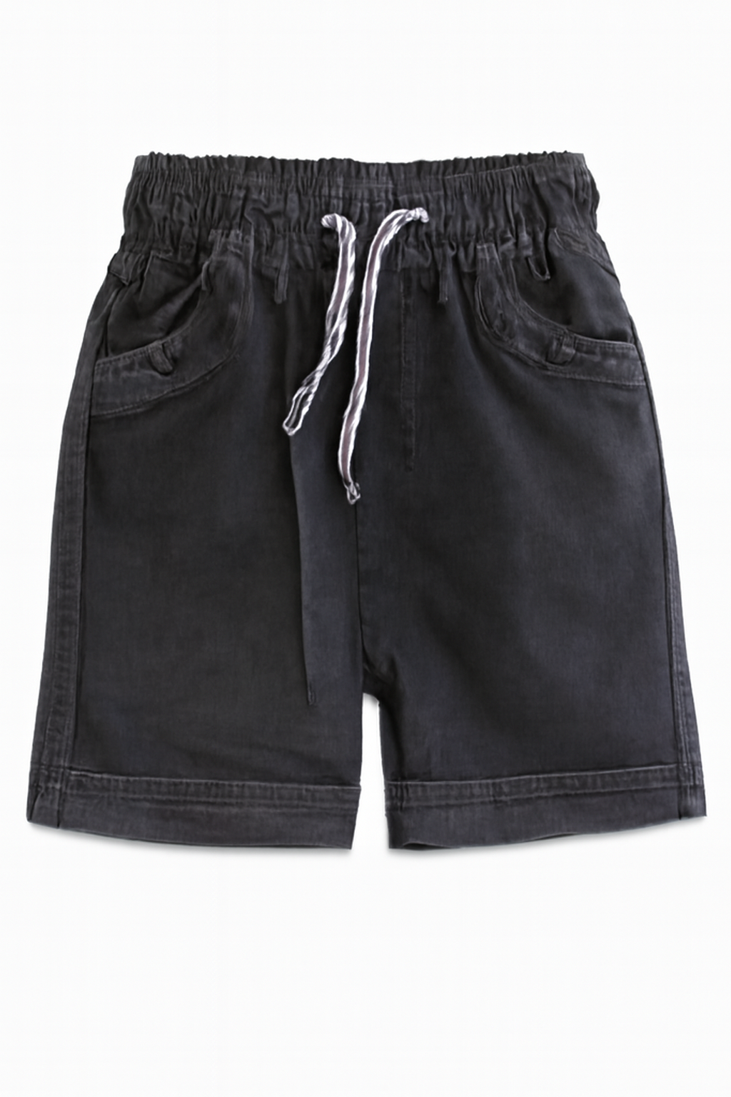 Denim Shorts With Dori Black Grey Infant