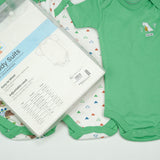 BODY SUIT PK3 0-3M D.GREEN DINO'S