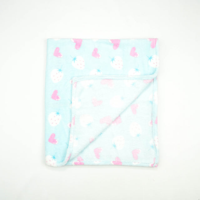 BLANKET FLEECE PINK POLKA