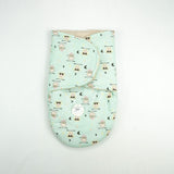 SWADDLE BABY WRAPE GREEN BIRDS