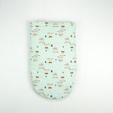 SWADDLE BABY WRAPE GREEN BIRDS