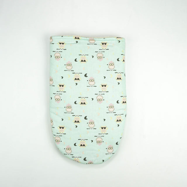 SWADDLE BABY WRAPE GREEN BIRDS