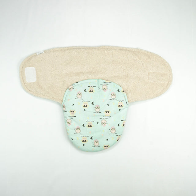 SWADDLE BABY WRAPE GREEN BIRDS