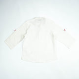 SHIRT KURTA FRONT POCKET BOYS WHITE TOODLER