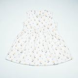 FROCK SLEVELESS WITH NET FLORAL INFANT