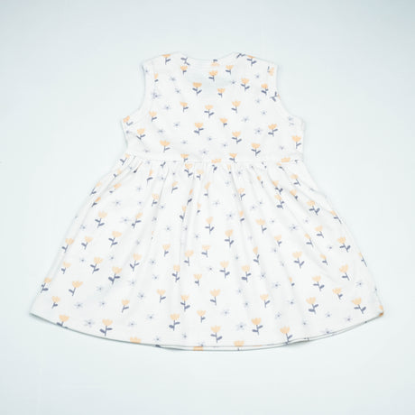 FROCK SLEVELESS WITH NET FLORAL INFANT