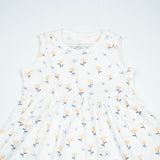 FROCK SLEVELESS WITH NET FLORAL INFANT